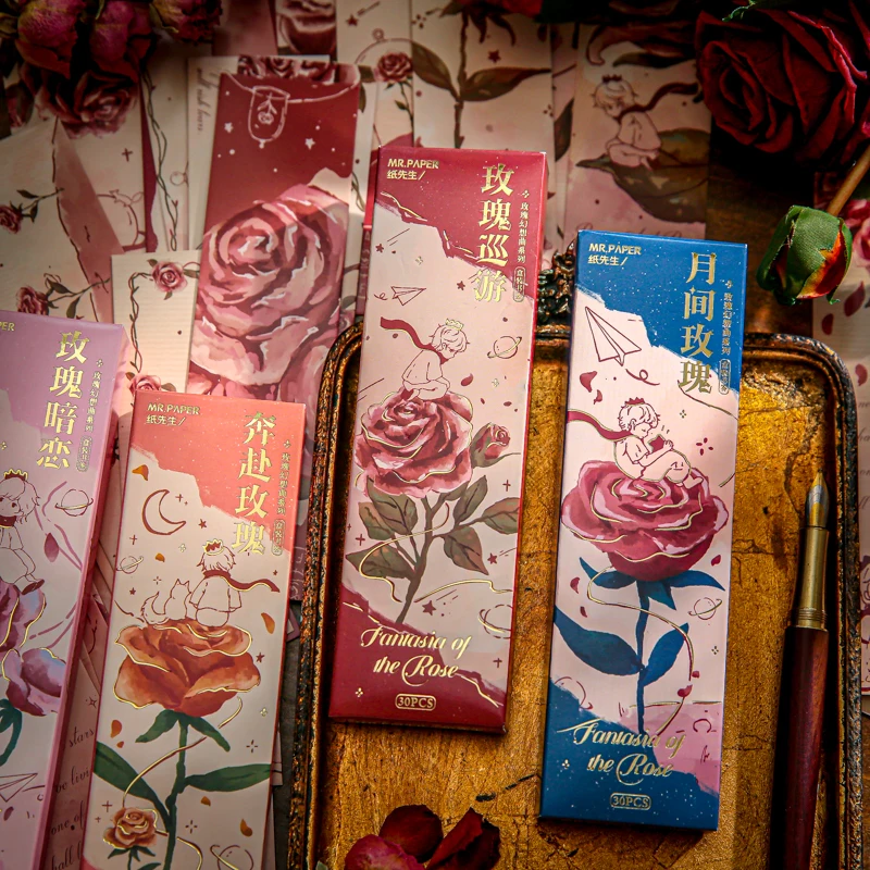30pcs/box Bronzing bookmark Vintage floral stationery Book accessories Book marks for books Material paper School supplies
30pcs/box Bronzing bookmark Vintage floral stationery Book accessories Book marks for books Material paper School supplies