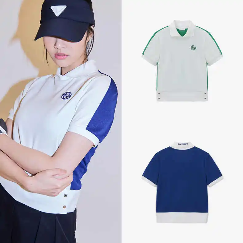 Golf women's short-sleeved T-shirt slim fit lapel top summer fashion breathable quick-drying
Golf women's short-sleeved T-shirt slim fit lapel top summer fashion breathable quick-drying