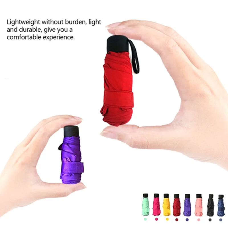 Foldable Umbrella Mini Umbrella Candy Color Traveling Rain Gear Rainy Day Pocket Umbrella Mini Folding Sun Umbrellas Travel Umbr
Foldable Umbrella Mini Umbrella Candy Color Traveling Rain Gear Rainy Day Pocket Umbrella Mini Folding Sun Umbrellas Travel Umbr