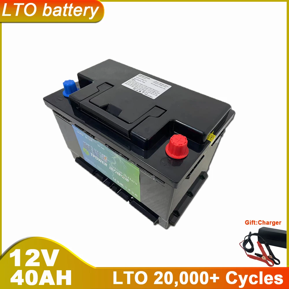 12V 40AH LTO Lithium Titanate Battery Built-in BMS 50A 80A 100A For Wind Power Station Electric Wheelchairs Solar Street Lamp
12V 40AH LTO Lithium Titanate Battery Built-in BMS 50A 80A 100A For Wind Power Station Electric Wheelchairs Solar Street Lamp