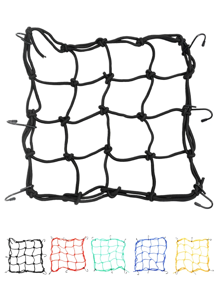 Universal 6 Hooks Bungee Cargo Net Motorcycle bike Helmet Hold Down Fuel Tank Luggage Mesh Storage Organizer Net Bag
Universal 6 Hooks Bungee Cargo Net Motorcycle bike Helmet Hold Down Fuel Tank Luggage Mesh Storage Organizer Net Bag