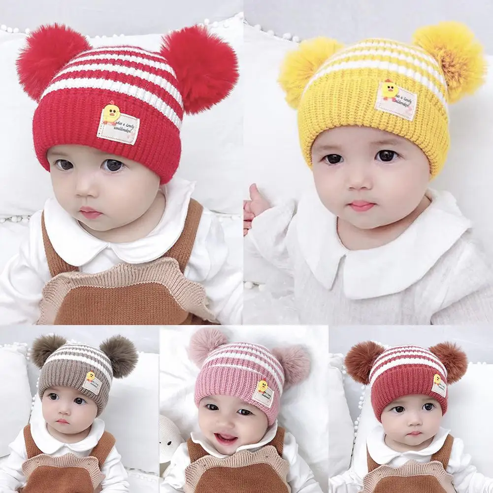 Fashion Infant Baby Cute Hat Boy Girl Striped Pom Pom Beanie Cartoon Winter Warm Meticulous Weaving Good Warmth Retention
Fashion Infant Baby Cute Hat Boy Girl Striped Pom Pom Beanie Cartoon Winter Warm Meticulous Weaving Good Warmth Retention