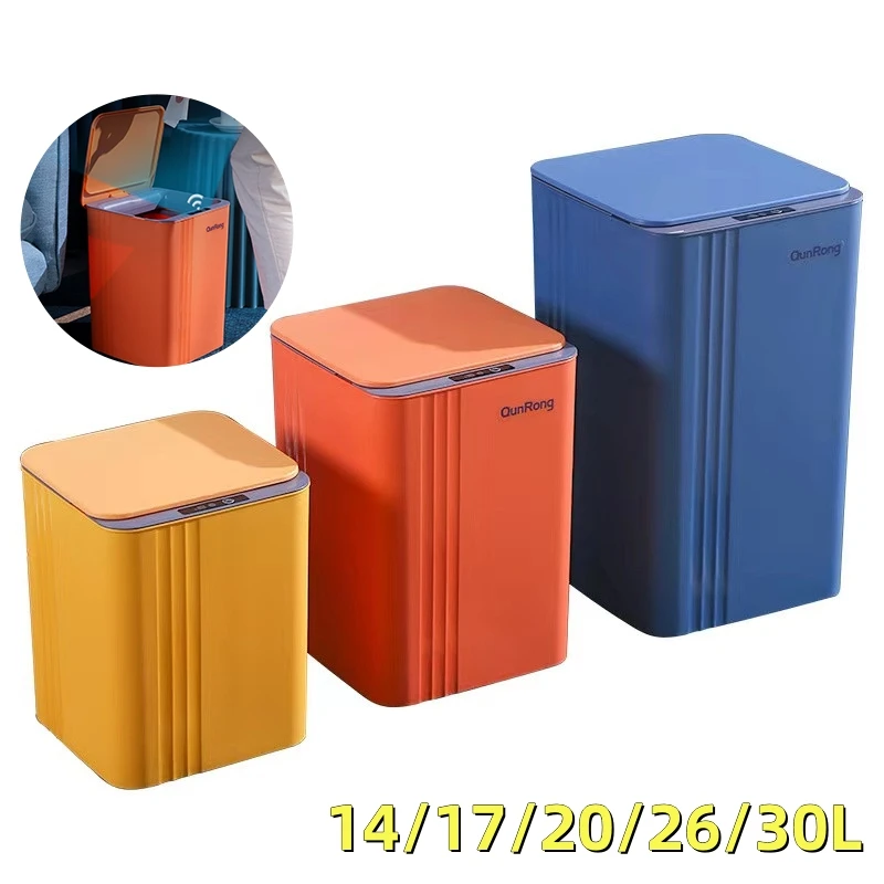 12-30L Smart Trash Can Automatic Induction Dustbin Rechargeable Bathroom Waterproof Waste Bin Kitchen Garbage Can Accessoriesn
12-30L Smart Trash Can Automatic Induction Dustbin Rechargeable Bathroom Waterproof Waste Bin Kitchen Garbage Can Accessoriesn