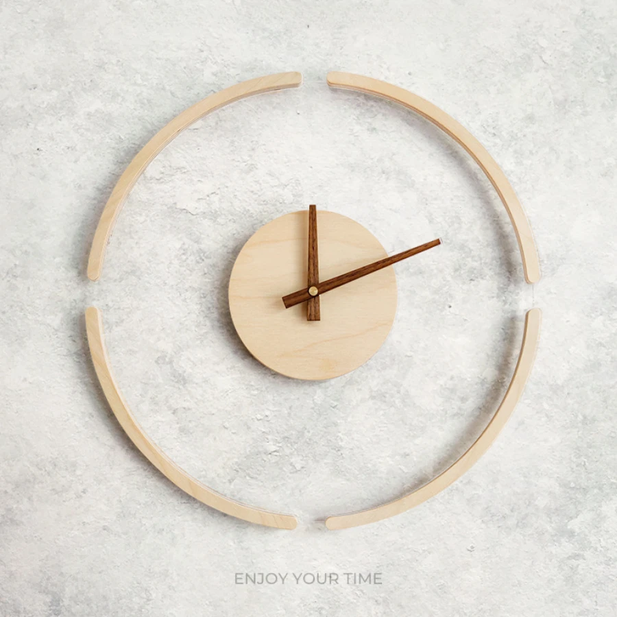 Minimalist Brief Needle Clock Wall Hanging Modern Battery Operated Watch Home Silent Wooden Simple Reloj De Pared Home Decor
Minimalist Brief Needle Clock Wall Hanging Modern Battery Operated Watch Home Silent Wooden Simple Reloj De Pared Home Decor