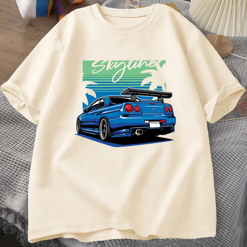 2023 New Initial D Nissan Skyline R34 T-Shirt Men's Cotton Short Sleeve Tshirt Harajuku Fashion Car Tees Large Men's Clothing
2023 New Initial D Nissan Skyline R34 T-Shirt Men's Cotton Short Sleeve Tshirt Harajuku Fashion Car Tees Large Men's Clothing