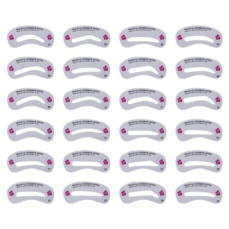 24 Pcs\ Set Eye Make Up Eyebrow Stencil Auxiliary Artifacts for Quickly Beauty Eyebrow Stickers Makeup Tools and Accessories
24 Pcs\ Set Eye Make Up Eyebrow Stencil Auxiliary Artifacts for Quickly Beauty Eyebrow Stickers Makeup Tools and Accessories