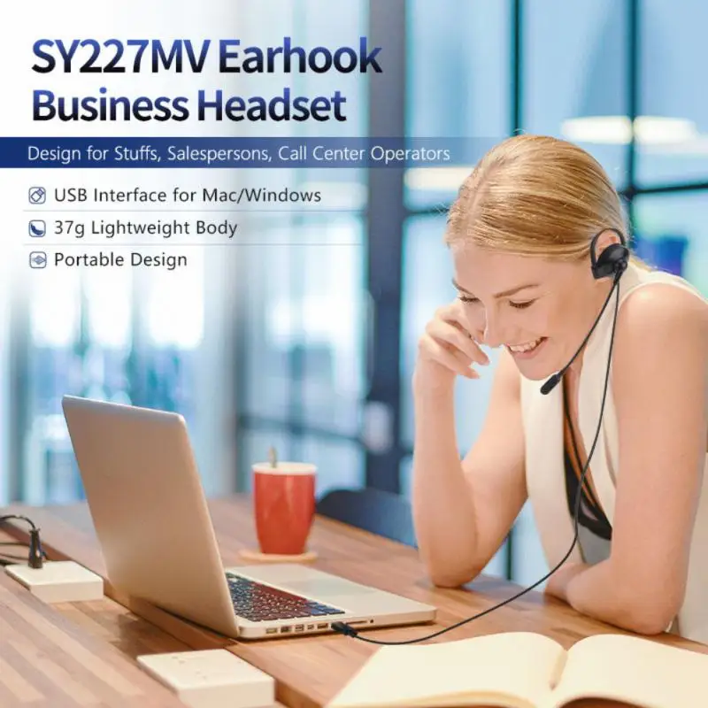 Hot Sale Single Side Wired Office Headset With Microphone For Clear Call In The Call Center Ear Hook USB Wire Control 3.5mm AUX
Hot Sale Single Side Wired Office Headset With Microphone For Clear Call In The Call Center Ear Hook USB Wire Control 3.5mm AUX