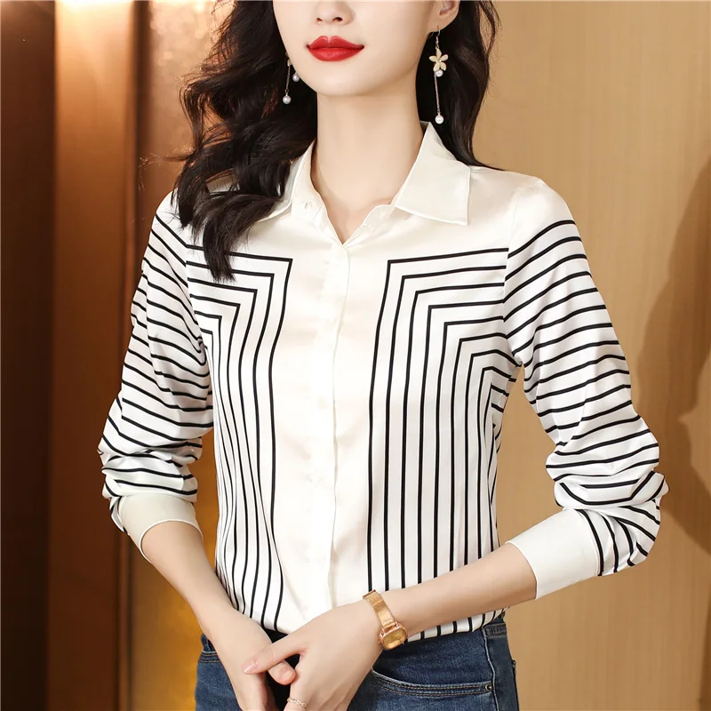 Fashion printing ladies shirts New elegant Women's Blouses 2023 Spring Autumn Long Sleeve Shirts Tops Blusas Mujer
Fashion printing ladies shirts New elegant Women's Blouses 2023 Spring Autumn Long Sleeve Shirts Tops Blusas Mujer