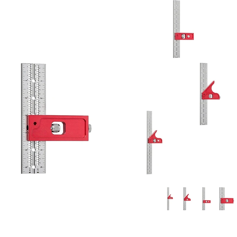 Combination And Double Square,Aluminum Alloy Die-Casting Carpenter Square Ruler Combo, Right Angle Measuring Ruler
Combination And Double Square,Aluminum Alloy Die-Casting Carpenter Square Ruler Combo, Right Angle Measuring Ruler