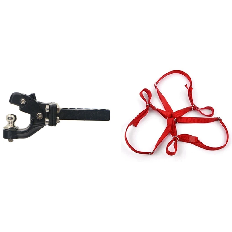 1X Hitch Trailer Hook For 1:10 Scx10 90046 90047 Traxxas Trx4 & 3Pc Tire Wheel Anti-Slip Belt For Axial SCX10 RR10 90050
1X Hitch Trailer Hook For 1:10 Scx10 90046 90047 Traxxas Trx4 & 3Pc Tire Wheel Anti-Slip Belt For Axial SCX10 RR10 90050