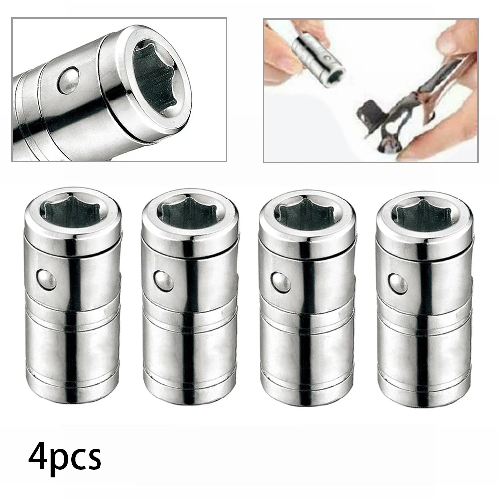 4Pcs 1/4\" Square Drive To 1/4\" Hex Socket Bits Converter Screwdriver Bit Adapter For 6.3mm Series Screwdriver Head Connector
4Pcs 1/4\" Square Drive To 1/4\" Hex Socket Bits Converter Screwdriver Bit Adapter For 6.3mm Series Screwdriver Head Connector