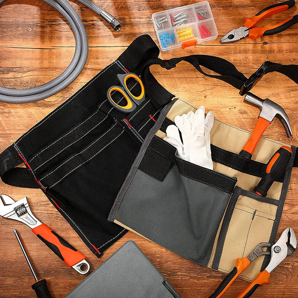 2/3 Durable Tool Pouch With 5 Pockets Waterproof And Portable Multi-pocket Garden Tool Belt Pouch
2/3 Durable Tool Pouch With 5 Pockets Waterproof And Portable Multi-pocket Garden Tool Belt Pouch