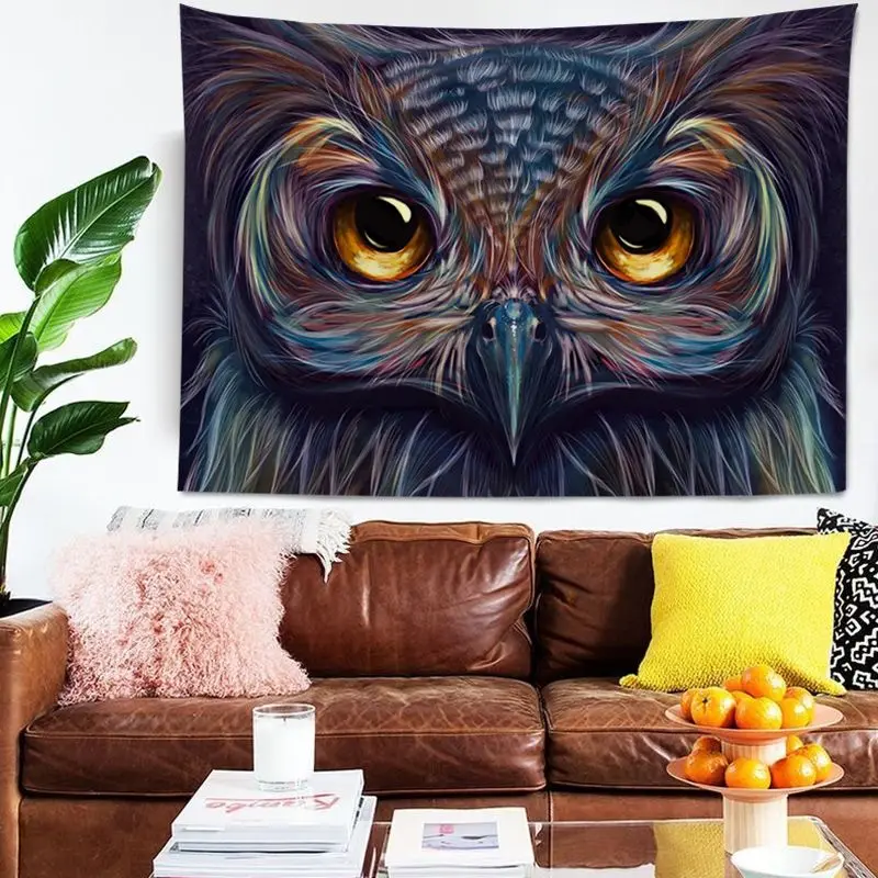 Colorful Psychedelic Owl Tapestry Art Printing Bohemian Wall Tapestries Mandala Wall Hanging Sheets
Colorful Psychedelic Owl Tapestry Art Printing Bohemian Wall Tapestries Mandala Wall Hanging Sheets