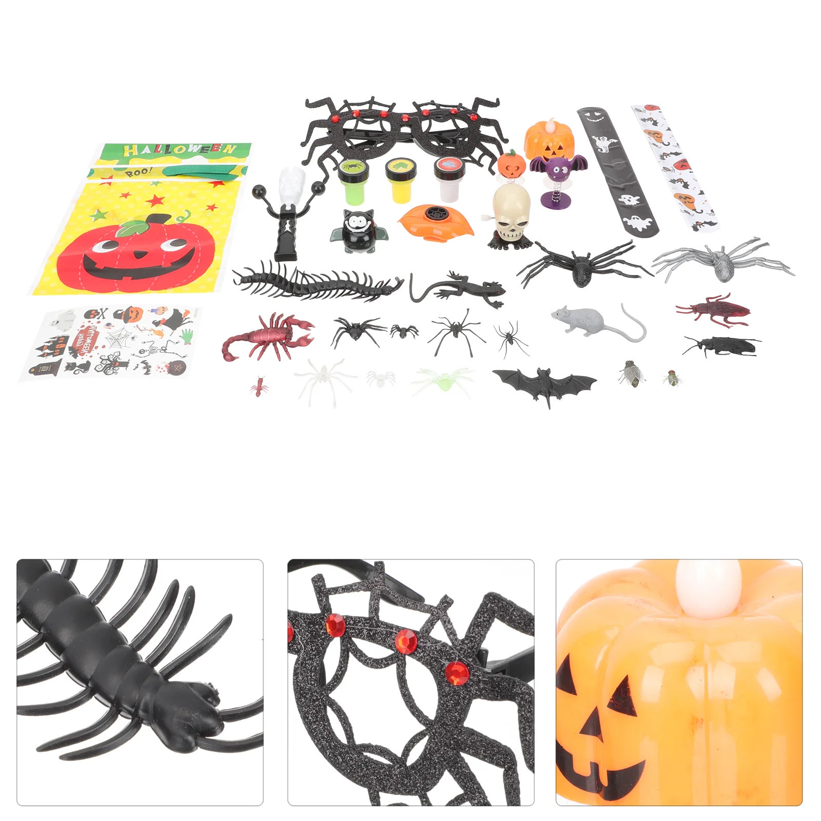 1 Set Toys Trick Or Treat Funny Prank Party Favor Kid Ghost Spider Toy for Children Playing Prank
1 Set Toys Trick Or Treat Funny Prank Party Favor Kid Ghost Spider Toy for Children Playing Prank