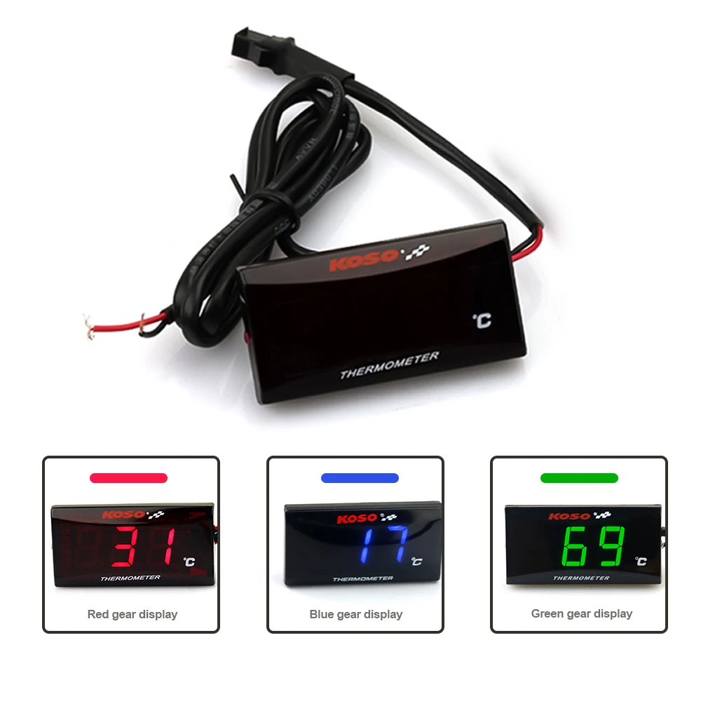 1pc Motorcycle Universal Thermometer Adapter Digital LED Display Temperature Sensor Accessories Set with Extension Cable
1pc Motorcycle Universal Thermometer Adapter Digital LED Display Temperature Sensor Accessories Set with Extension Cable
