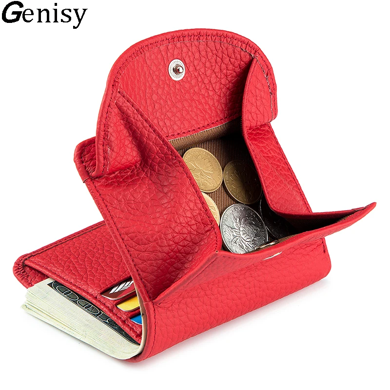 Genuine Leather Womens Wallets and Purses Hasp Short Purses Unisex Money Bag Fashion Designer Wallet Luxury Brand Bifold Purse
Genuine Leather Womens Wallets and Purses Hasp Short Purses Unisex Money Bag Fashion Designer Wallet Luxury Brand Bifold Purse