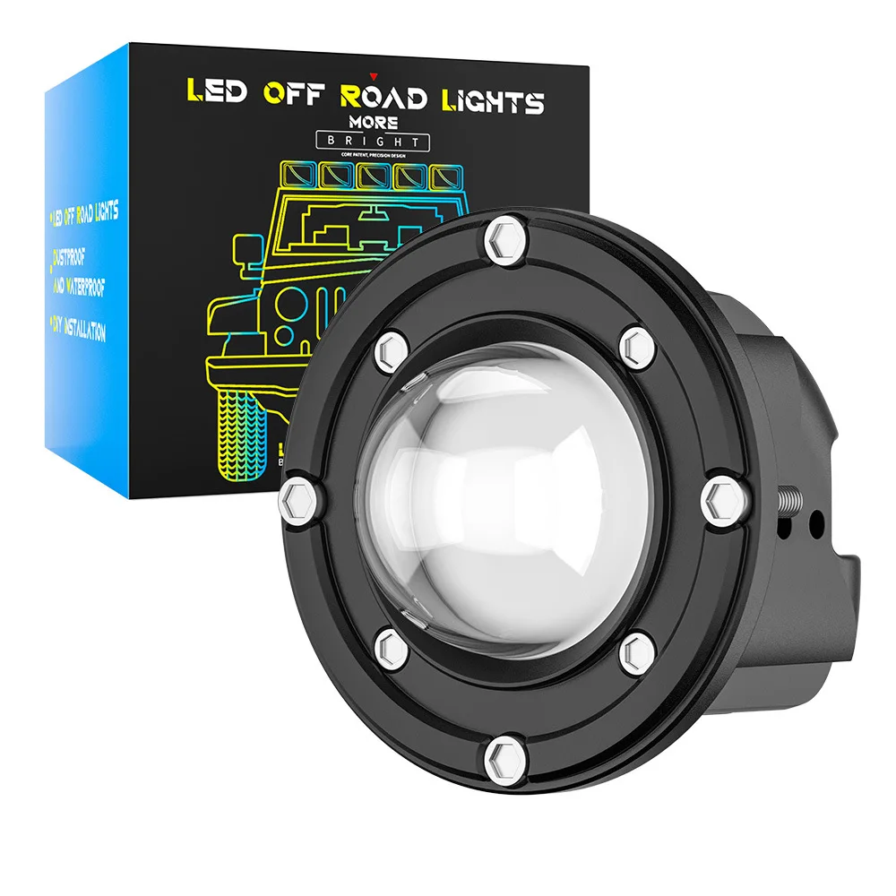 New Recessed Round Modified Dual-color Spotlights Automotive LED Work Lights Off-road Fog Lamps and Lanterns
New Recessed Round Modified Dual-color Spotlights Automotive LED Work Lights Off-road Fog Lamps and Lanterns