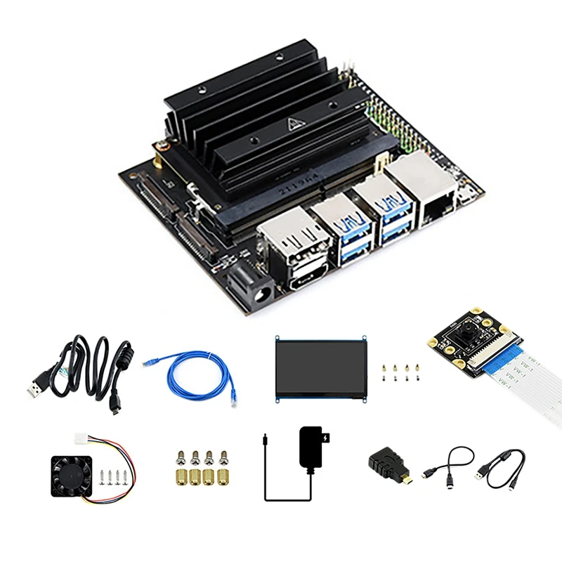 Комплект разработчика для Jetson Nano 4G + 16G EMMC AI интеллектуальная макетная плата с 7-дюймовым сенсорным IPS-экраном и камерой
Комплект разработчика для Jetson Nano 4G + 16G EMMC AI интеллектуальная макетная плата с 7-дюймовым сенсорным IPS-экраном и камерой
