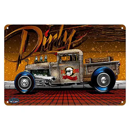 KENSILO Metal Signs Retro Dirty Rat Rod Beer Bar Poster Home Garage Shop Man Cave Tin Sign Wall Decor es
KENSILO Metal Signs Retro Dirty Rat Rod Beer Bar Poster Home Garage Shop Man Cave Tin Sign Wall Decor es