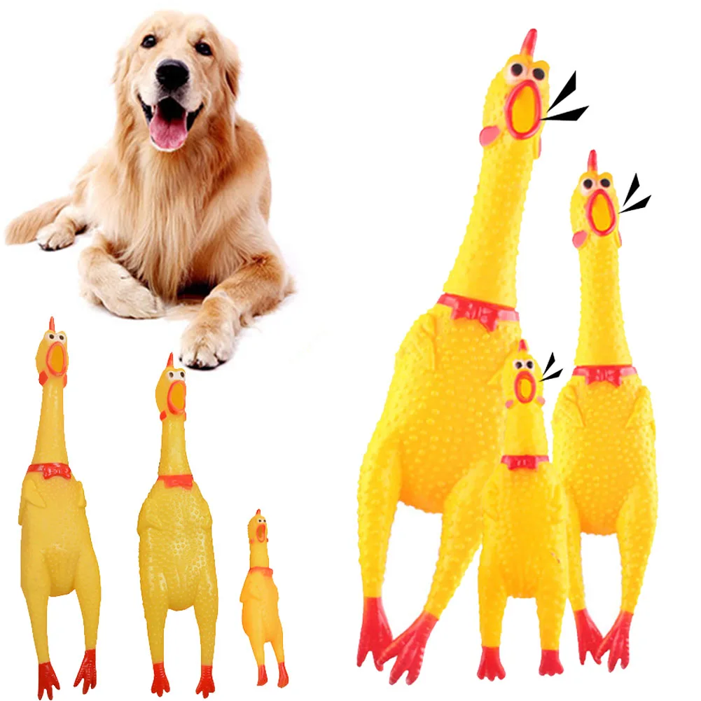 Screaming Chicken Squeeze Sound Toy Pets Dog Toys Product Shrilling Decompression Tool Squeak Vent chicken
Screaming Chicken Squeeze Sound Toy Pets Dog Toys Product Shrilling Decompression Tool Squeak Vent chicken