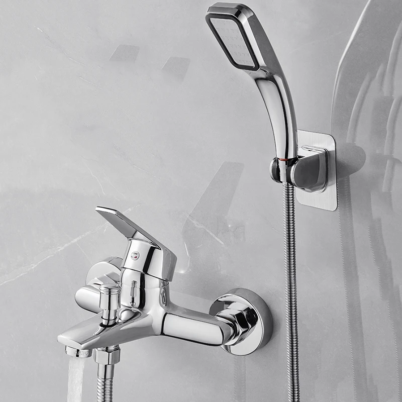 

Faucet Mixer Shower Set Head Rainfall Hand High Pressure Shower Set Thermostatic Polishing Mitigeur Douche Bathroom Fixtures