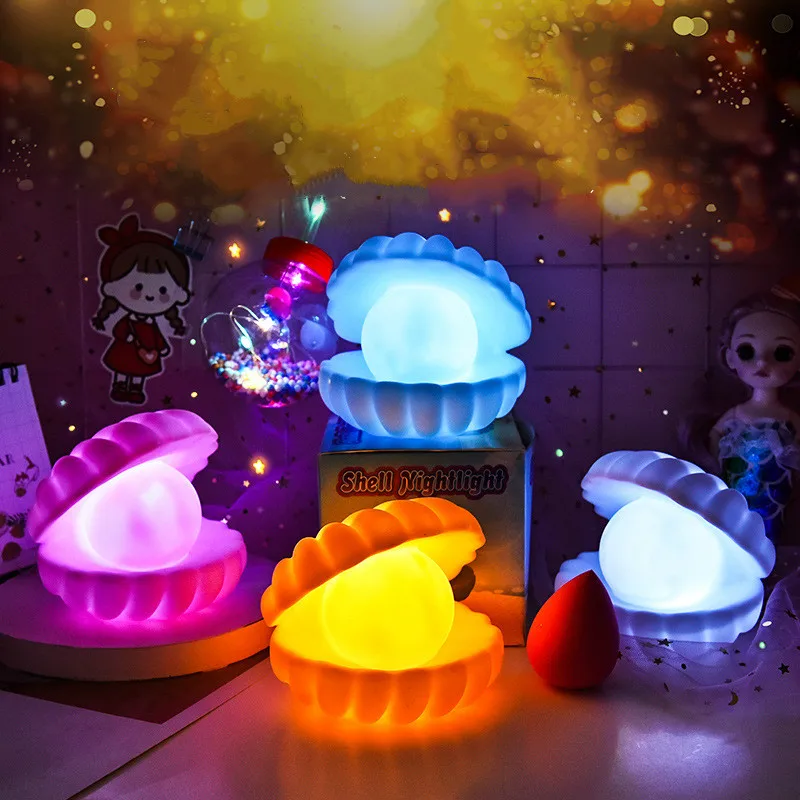 Night Lights for Baby Kids Led Pearl Shell Children Bedroom Decorate Desk Lights Nursery Toy Lamp Christmas Gifts for New Year
Night Lights for Baby Kids Led Pearl Shell Children Bedroom Decorate Desk Lights Nursery Toy Lamp Christmas Gifts for New Year