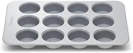 Ceramic 12-Cup Muffin Pan - Naturally Slick Ceramic Coating - Non-Toxic, PTFE & PFOA Free - Perfect for Cupcakes, Muffins, a Bak
Ceramic 12-Cup Muffin Pan - Naturally Slick Ceramic Coating - Non-Toxic, PTFE & PFOA Free - Perfect for Cupcakes, Muffins, a Bak