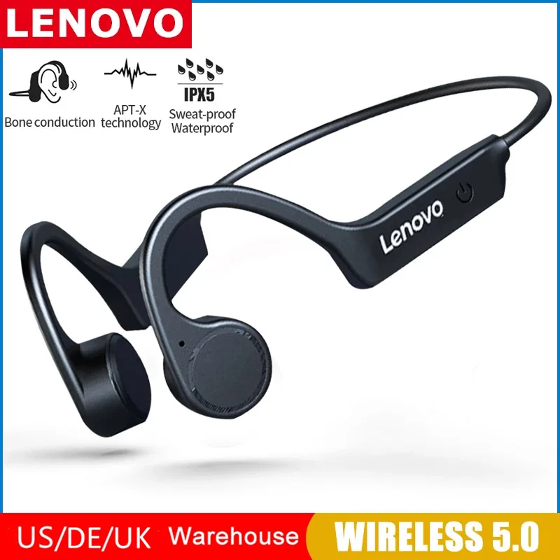Lenovo X5 X4 Wireless Headphone Bone Conduction Bluetooth Earphones Sport Running Waterproof Sweatproof Dustproof 150mAh Battery
Lenovo X5 X4 Wireless Headphone Bone Conduction Bluetooth Earphones Sport Running Waterproof Sweatproof Dustproof 150mAh Battery