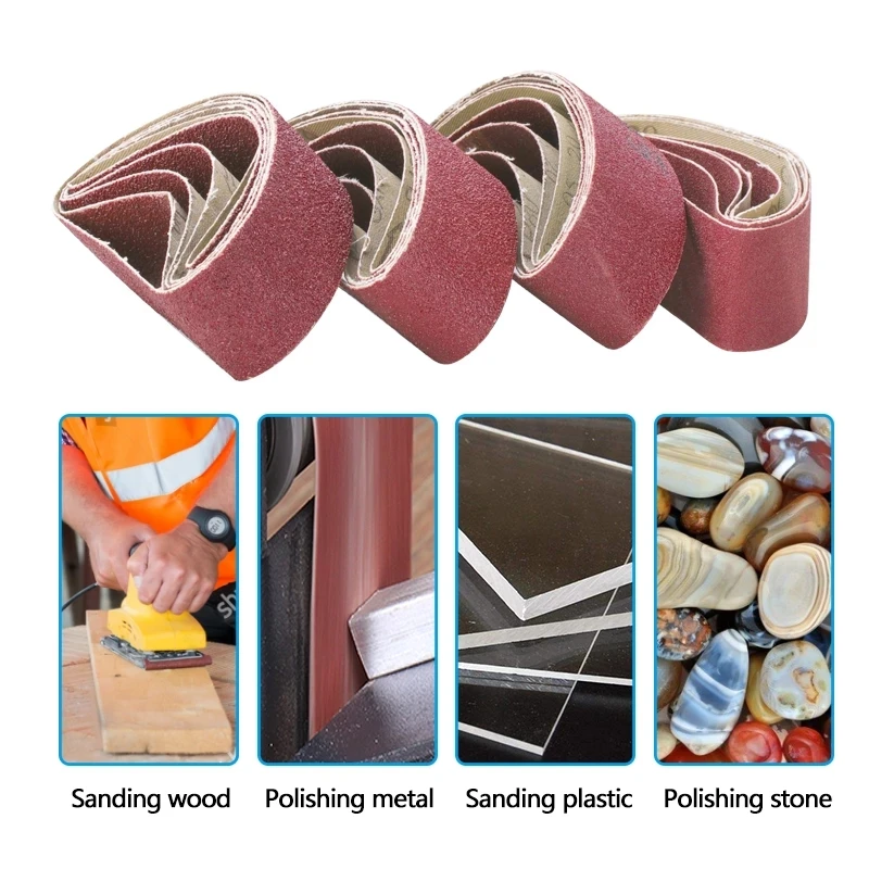 5PCS/Set Sanding Belts 60/80/12/240Grits Wood Soft Metal Polishing Sandpaper Abrasive Bands For Belt Sander Abrasive Tool
5PCS/Set Sanding Belts 60/80/12/240Grits Wood Soft Metal Polishing Sandpaper Abrasive Bands For Belt Sander Abrasive Tool