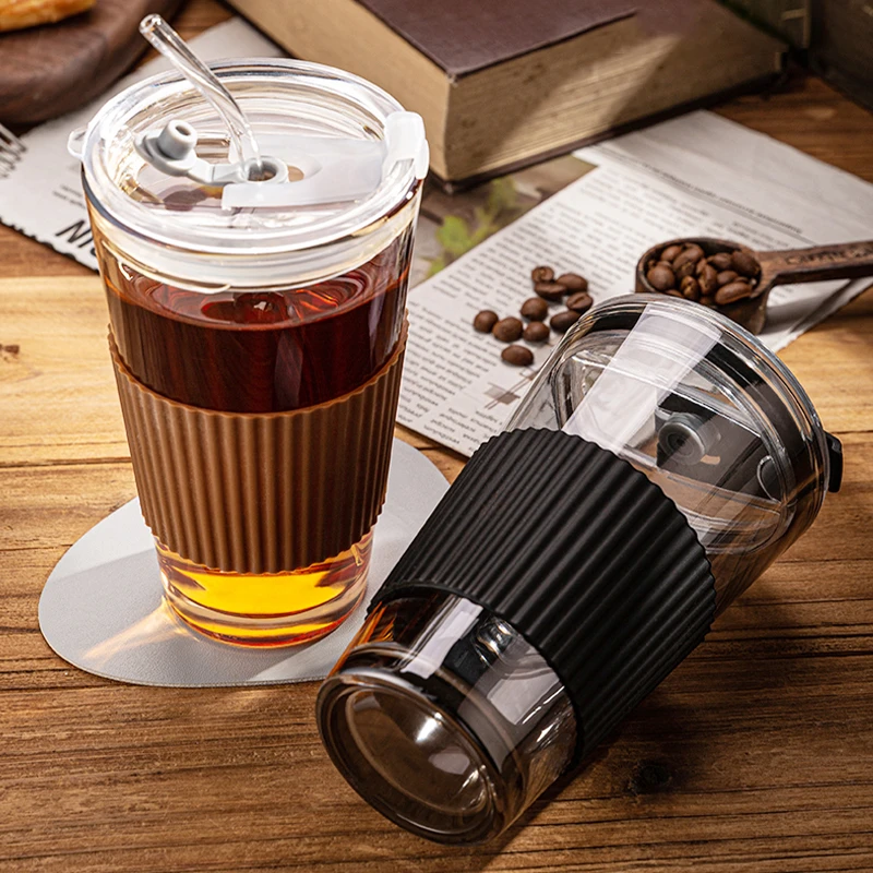 350/450ml Glass Straw Cup With Thermal Insulation Cover Portable Coffee Milk Tea Juice Reusable Glass Office And Household
350/450ml Glass Straw Cup With Thermal Insulation Cover Portable Coffee Milk Tea Juice Reusable Glass Office And Household