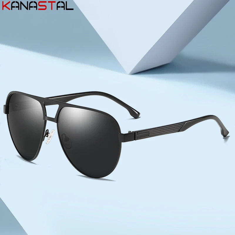 

New Men Pilot Polarized Sunglasses Women High Quality Sun Glasses Toad Eyeglasses Frames Drive Fishing Sunscreen Eyewear UV400