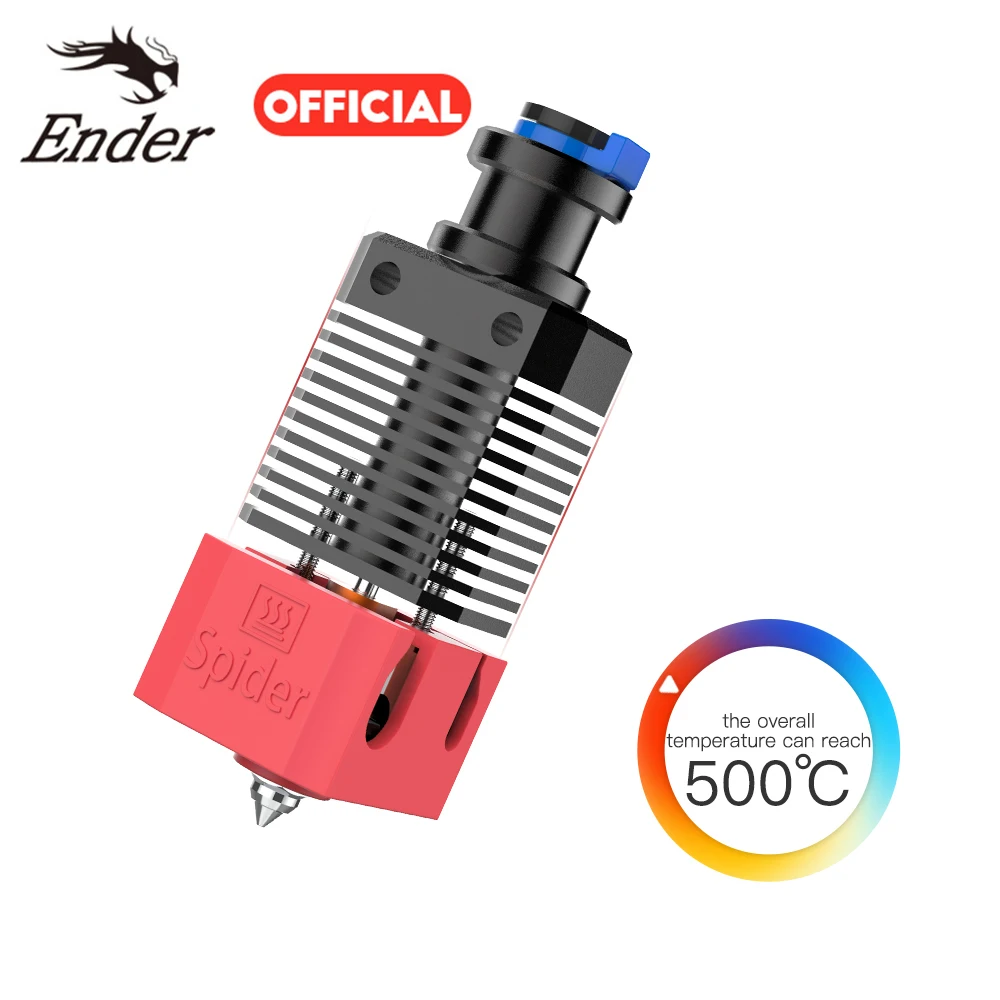 

Creality Spider High Temperature and High Speed Hotend, Wear-resistant Nozzle Extruder Kit For Ender-3 V2/Ender-5 Plus/CR-10S