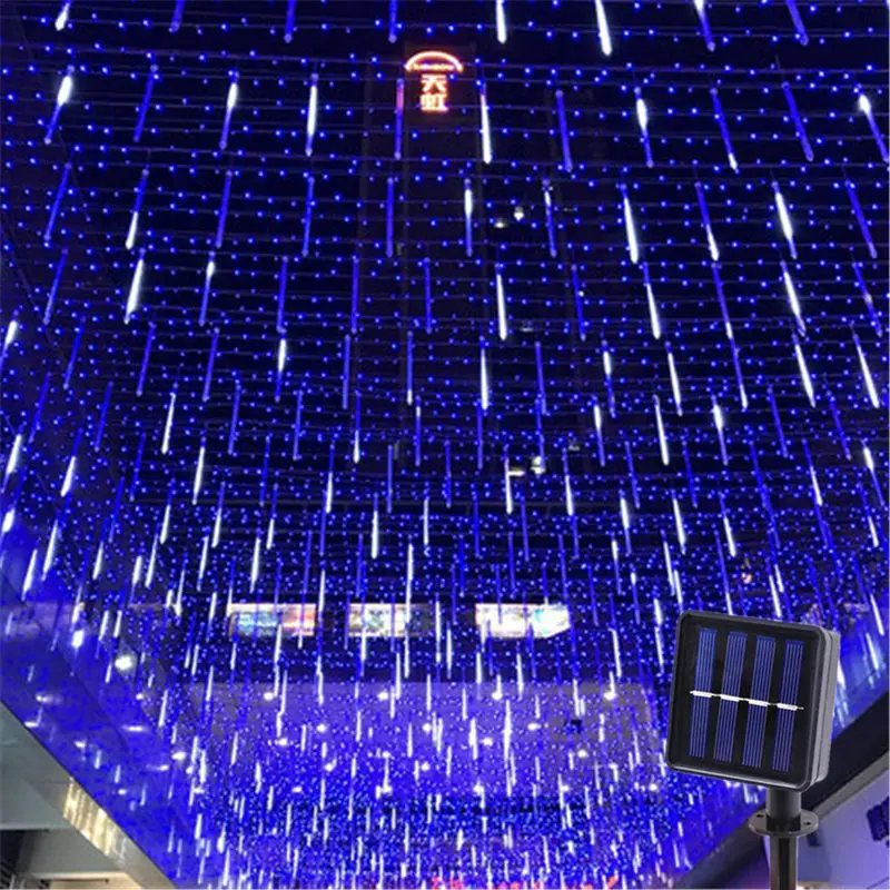 Solar LED Meteor Shower Rain Lights Waterproof Outdoor Led Street Garland Fairy Garden Decor New Year Christmas Holiday Lighting
Solar LED Meteor Shower Rain Lights Waterproof Outdoor Led Street Garland Fairy Garden Decor New Year Christmas Holiday Lighting
