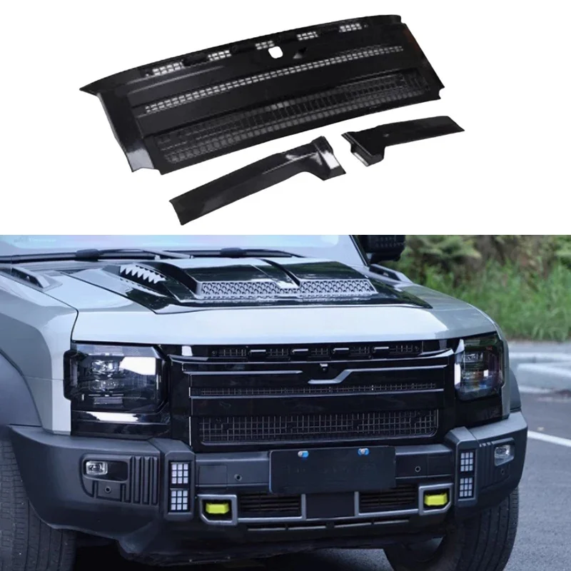 Подходит для JETOUR Traveler T2 2023-2024, модификация передней решетки автомобиля, стиль Defender, бесплатная съемная решетка, внешние аксессуары для автомобиля
Подходит для JETOUR Traveler T2 2023-2024, модификация передней решетки автомобиля, стиль Defender, бесплатная съемная решетка, внешние аксессуары для автомобиля