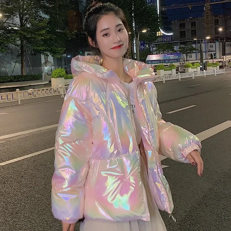 Fashion Women's Winter Coat 2022 Korean Loose Cotton-Padded Clothes Women's Short Colorful White Hooded Cotton-Padded Jacket
Fashion Women's Winter Coat 2022 Korean Loose Cotton-Padded Clothes Women's Short Colorful White Hooded Cotton-Padded Jacket