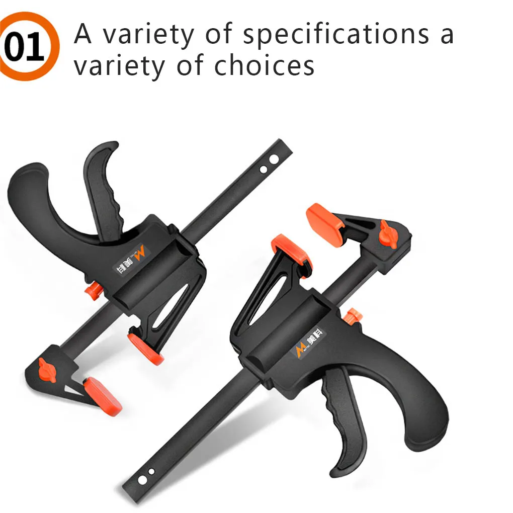 6/8/10/12 Inch Woodworking Work Bar F Clamp Clip Set Hard Quick Ratchet Release DIY Carpentry Hand Tool Gadget
6/8/10/12 Inch Woodworking Work Bar F Clamp Clip Set Hard Quick Ratchet Release DIY Carpentry Hand Tool Gadget