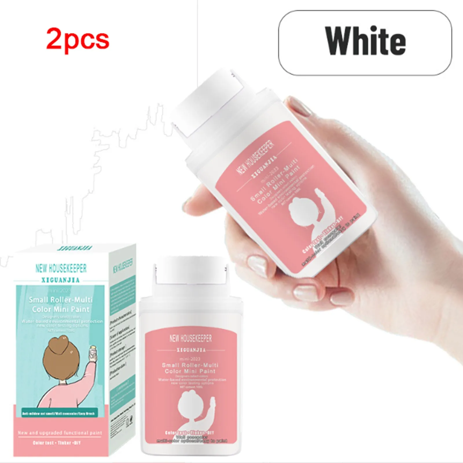 Small Rolling Brush Wall Latex Paint Wall Mending Agent Wall Repair Cream With Scraper Paint Valid Mouldproof Quick-Drying Patch
Small Rolling Brush Wall Latex Paint Wall Mending Agent Wall Repair Cream With Scraper Paint Valid Mouldproof Quick-Drying Patch