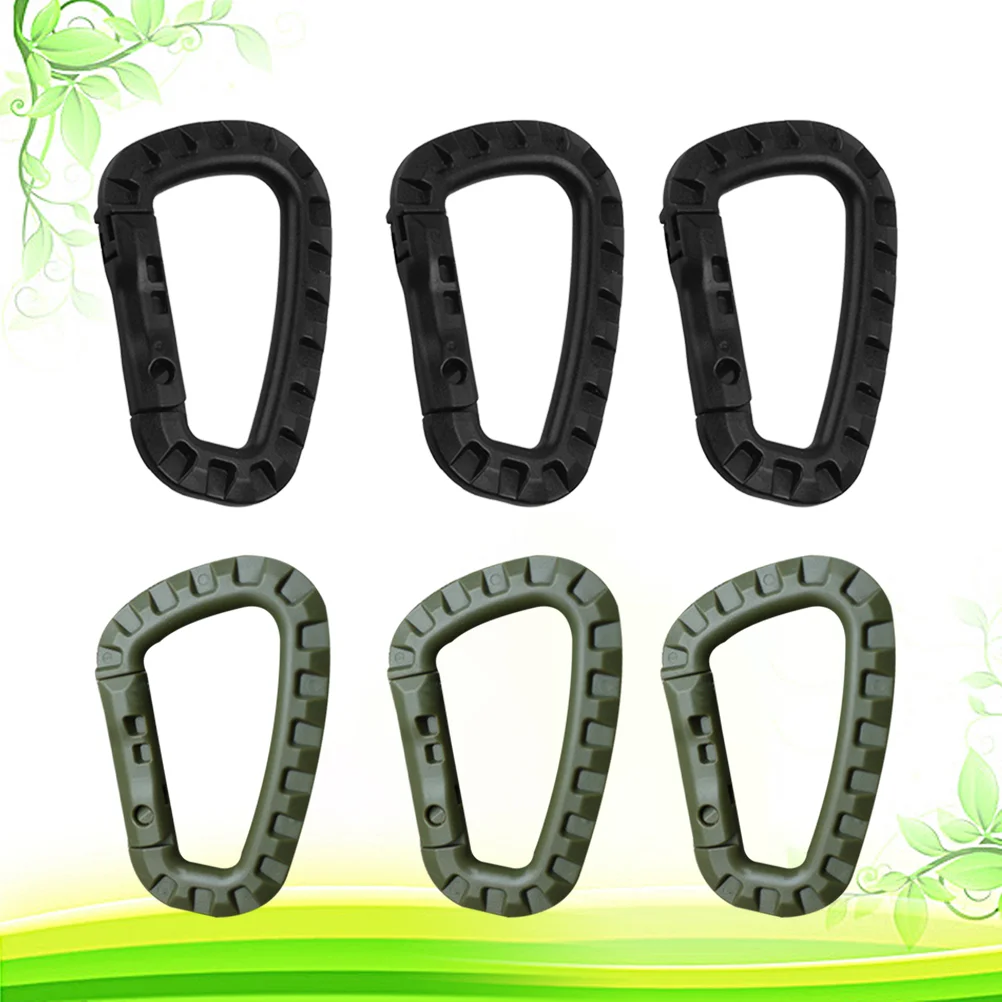 6 Pcs Carabiner Keychain Climbing D Rings Gear Clip Backpack Hanging Buckle for Camping Hiking Fishing Gym Outdoor Use
6 Pcs Carabiner Keychain Climbing D Rings Gear Clip Backpack Hanging Buckle for Camping Hiking Fishing Gym Outdoor Use