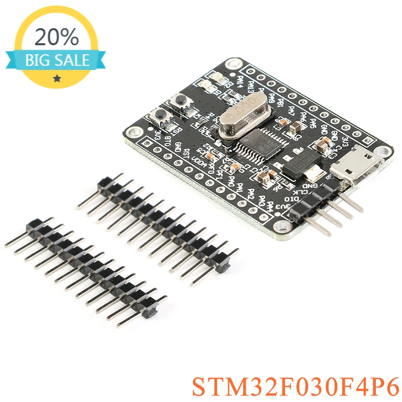 STM32 STM32F030F4P6 Mini System Development Board Module 48MHz STM32F030F4 CORTEX-M0 Core Learning Board 
STM32 STM32F030F4P6 Mini System Development Board Module 48MHz STM32F030F4 CORTEX-M0 Core Learning Board