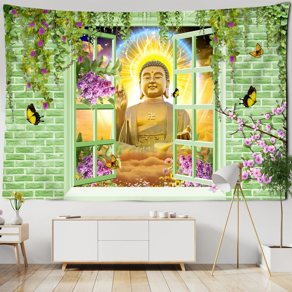 Indian Buddha Tapestry Wall Hanging Thai Bohemian Buddhist Magic Sleeping Mat Living Room Art Family Bedroom Decor Aesthetic
Indian Buddha Tapestry Wall Hanging Thai Bohemian Buddhist Magic Sleeping Mat Living Room Art Family Bedroom Decor Aesthetic