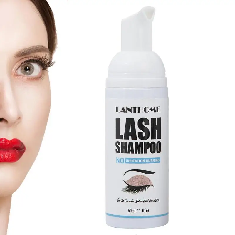 High-Quality 50ml Eyelash Shampoo Gentle Cleansing Eyelashes/Grafting Extension Eyelashes Mousse Foam Pro Eyelash Cleaner
High-Quality 50ml Eyelash Shampoo Gentle Cleansing Eyelashes/Grafting Extension Eyelashes Mousse Foam Pro Eyelash Cleaner