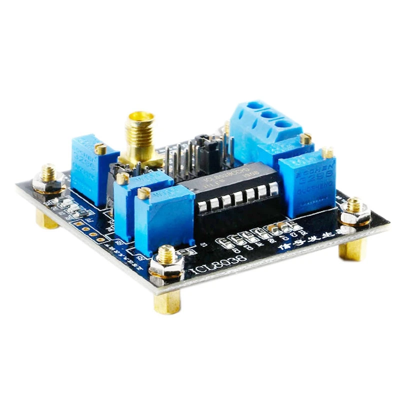 ICL8038 Signal Generator Module Low Frequency Signal Source/Sine Wave/Triple-Cornered Wave/Waveform Generator
ICL8038 Signal Generator Module Low Frequency Signal Source/Sine Wave/Triple-Cornered Wave/Waveform Generator