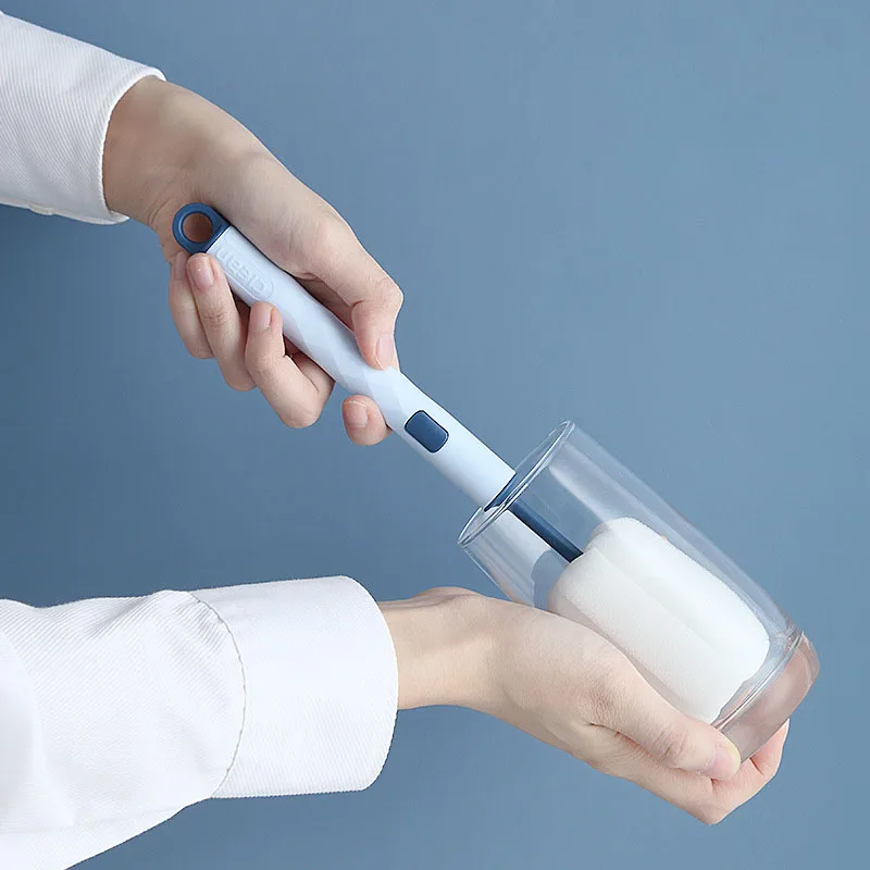 Silicone Cleaning Brush Home Long Handle Thermos Glass Cup Brush Replaceable Sponge Cup Washing Brush Milk Bottle Brush
Silicone Cleaning Brush Home Long Handle Thermos Glass Cup Brush Replaceable Sponge Cup Washing Brush Milk Bottle Brush