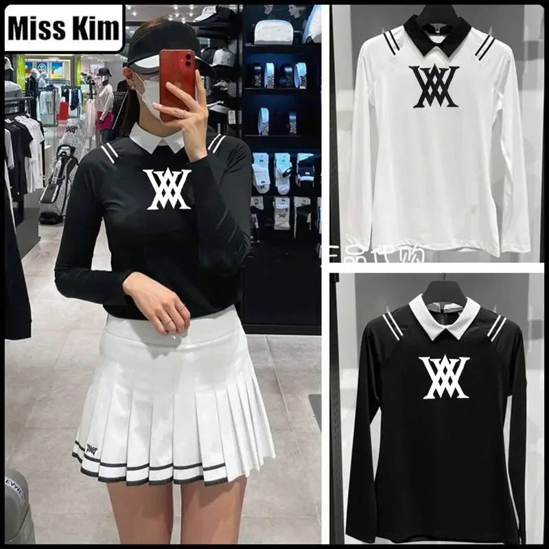 Korean Golf Women's Fluffy Thickening Slim Long Sleeve Autumn Winter Sports Quick Dry Leggings Shirt POLO Shirt 
Korean Golf Women's Fluffy Thickening Slim Long Sleeve Autumn Winter Sports Quick Dry Leggings Shirt POLO Shirt