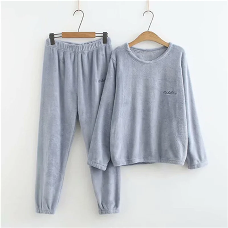 Flannel Home Pajamas Set Female Winter Nightwear Women Sets Blvyisla 4XL Thicken Fleece Sleepwear Overall Large Keep Warm
Flannel Home Pajamas Set Female Winter Nightwear Women Sets Blvyisla 4XL Thicken Fleece Sleepwear Overall Large Keep Warm