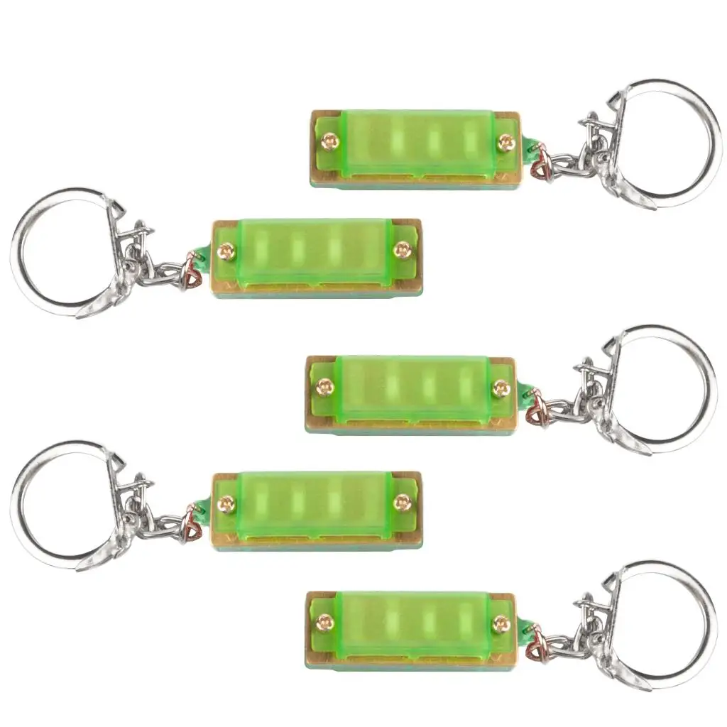 Harmonica Chain Set of 5p 4 Holes 8 Tone Harmonica Keychain Key Ring Keyfob 
Harmonica Chain Set of 5p 4 Holes 8 Tone Harmonica Keychain Key Ring Keyfob