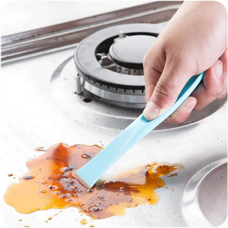 

Head Scraper Crevice Stain Double Shovel Gas Stove Decontamination Household Merchandises Kitchen Cleaning Tools Accessories