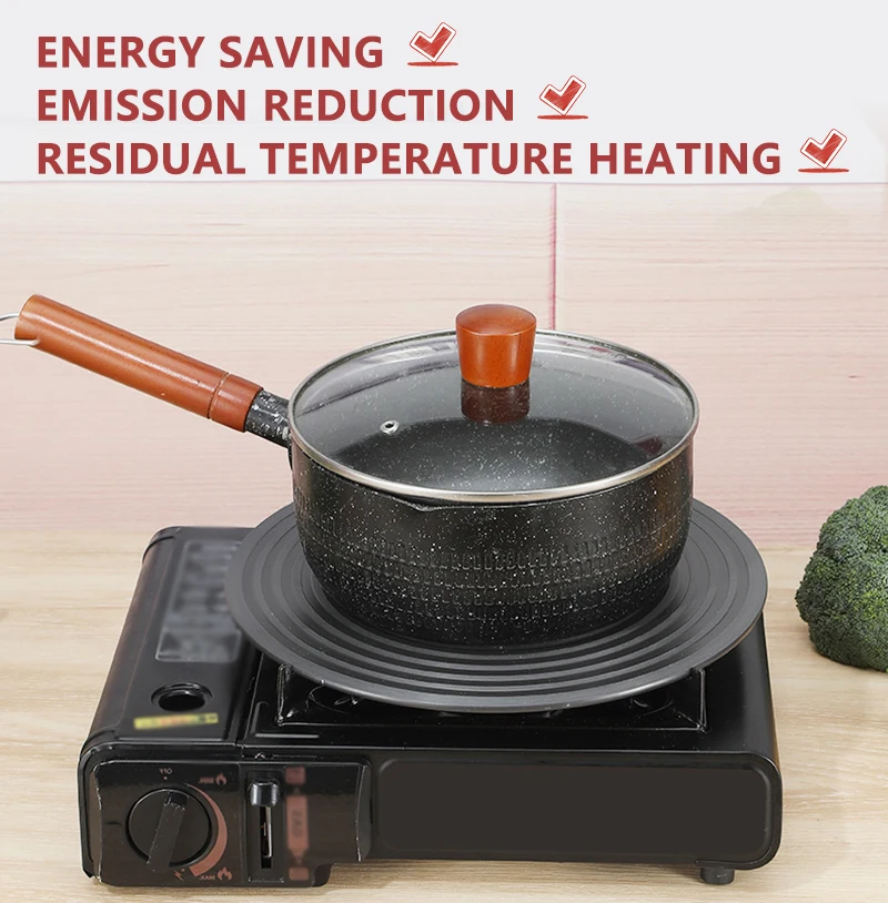 Gas Stove Heat Diffuser Stainless Steel Heat Conduction Plate Anti-Burning Black Thawing Plate Kitchen Pot Cookware Protector
Gas Stove Heat Diffuser Stainless Steel Heat Conduction Plate Anti-Burning Black Thawing Plate Kitchen Pot Cookware Protector