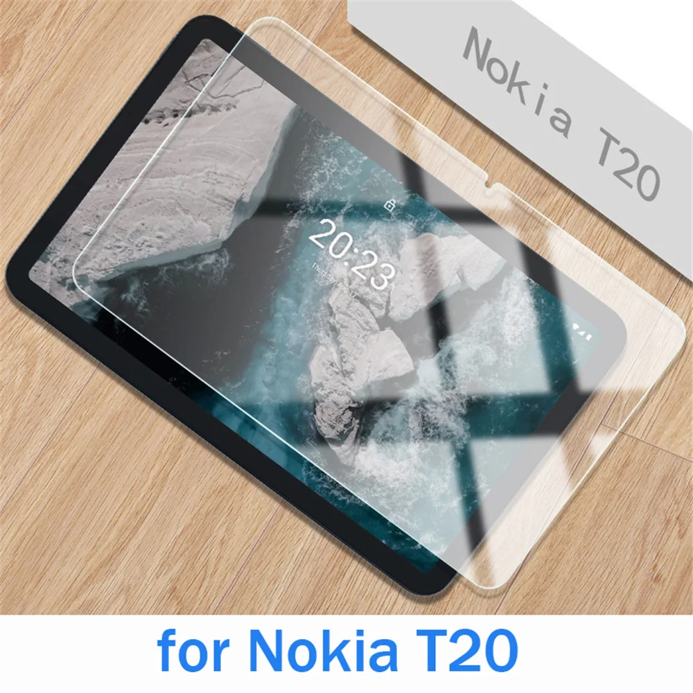 

（3 Packs) 9HD Tempered Glass For Nokia T20 10.4 2021 TA-1397 TA-1394 TA-1392 Full Coverage Anti-Scratch Screen Protector Film