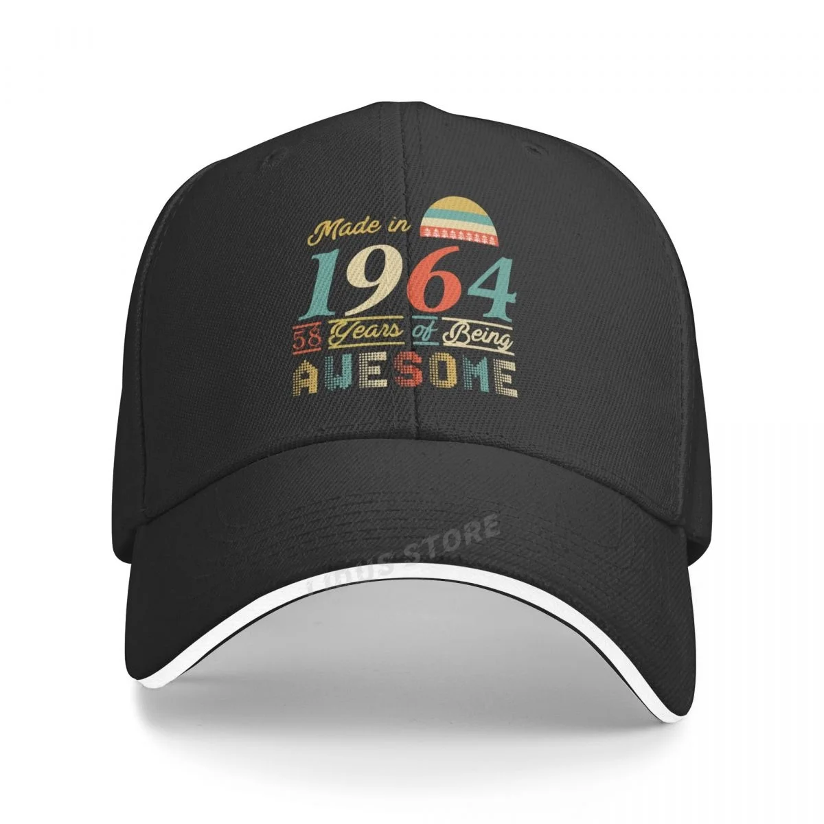 Fashion hats Made In 1964 58 Years Of Being Awesome 58th Birthday Gift Printing baseball cap Summer Caps New Youth sun hat
Fashion hats Made In 1964 58 Years Of Being Awesome 58th Birthday Gift Printing baseball cap Summer Caps New Youth sun hat